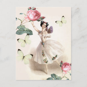 Ballerina Fairy Vykort