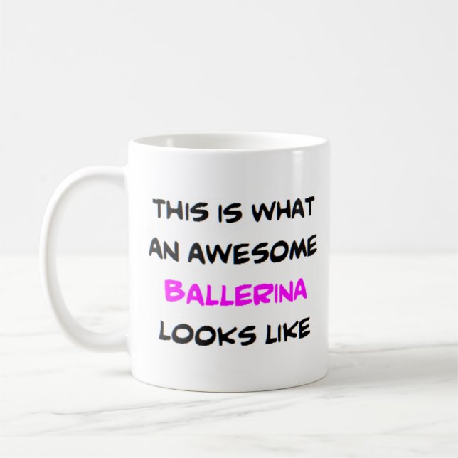ballerina fantastisk kaffemugg (Vänster)