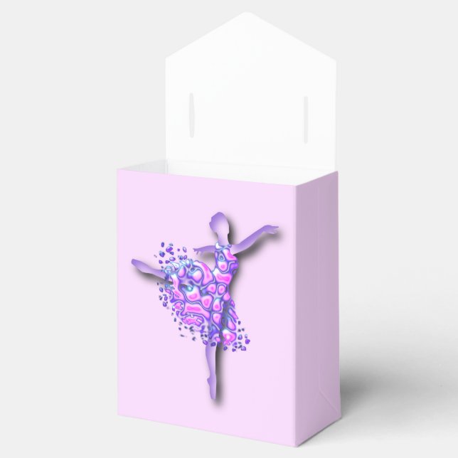 Ballerina Favor Box Ballet Dance Presentaskar (Öppnad)