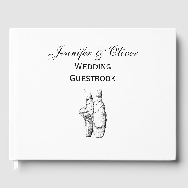 Ballerina Feet på Pointe #1 Gästböcker (Framsida)