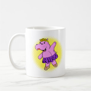 Ballerina Flodhäst Med Tutu Kaffemugg