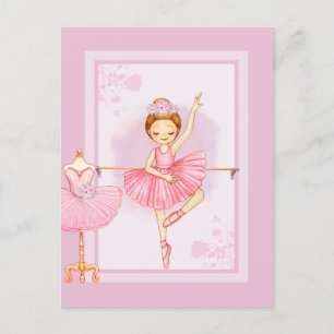 Ballerina flora inbjudan