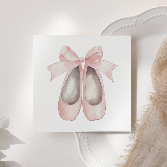 Ballerina Födelsedagsfest Pappersservett (Skapare uppladdad)