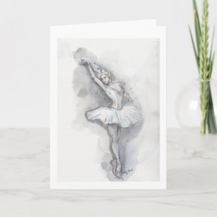 Ballerina Foleting Card Kort