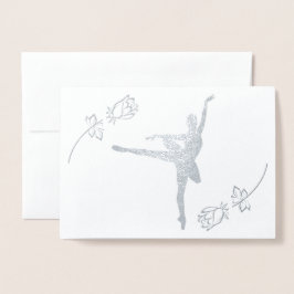 Ballerina Folierat Kort