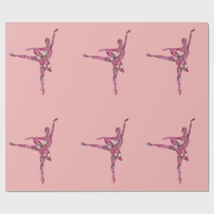 Ballerina för sockerplommonfe presentpapper