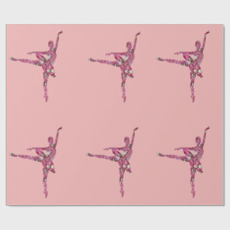 Ballerina för sockerplommonfe presentpapper