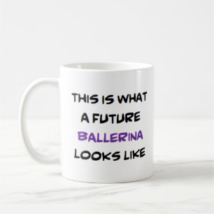 ballerina, framtid kaffemugg