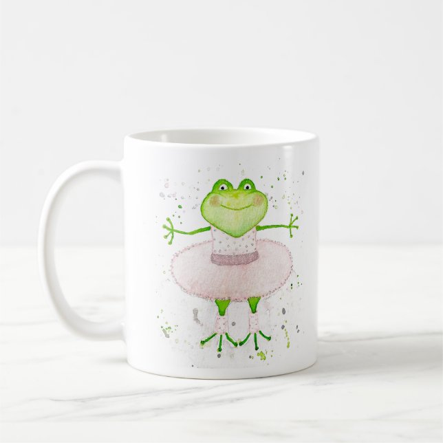 Ballerina Frog Kaffemugg (Vänster)