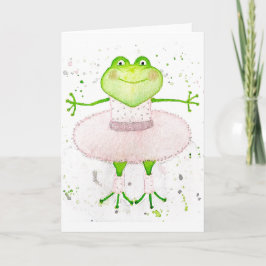 Ballerina Frog Kort