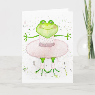 Ballerina Frog Kort