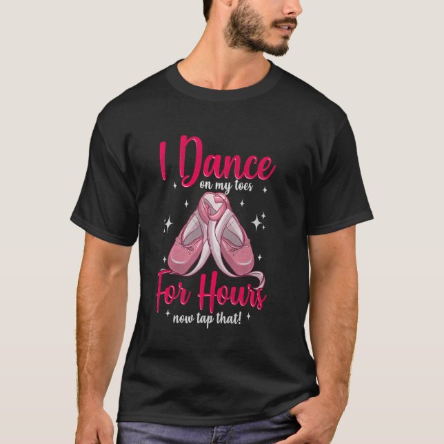 Ballerina Gift I dansar på mina leksaker för timma T Shirt (Framsida)