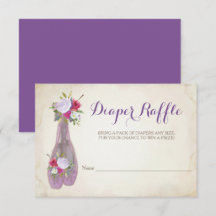 Ballerina Girl Baby Shower Raffle