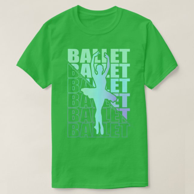 Ballerina Girl Ballet Dance 13 T Shirt (Design framsida)