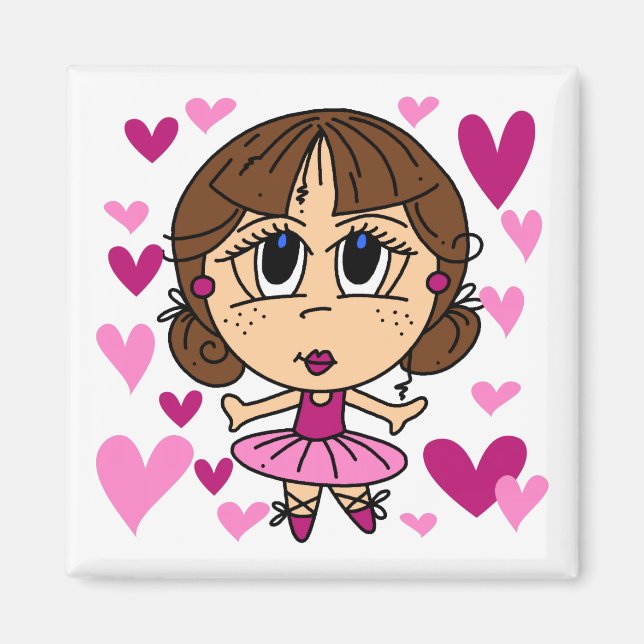Ballerina Girl Magnet (Framsidan)