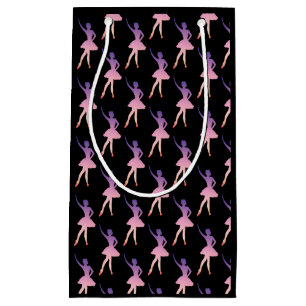 Ballerina Girl Silhouette rosa lila