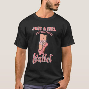 Ballerina Girl som Kärlek Ballet Dance Ballroom Cl T Shirt