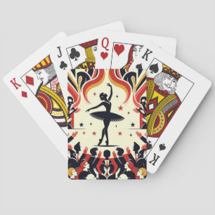 Ballerina Girl Spelar kort Casinokort