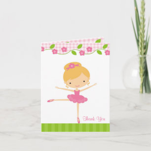 Ballerina Girl - tackkort