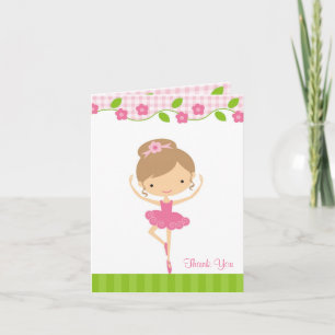 Ballerina Girl - tackkort
