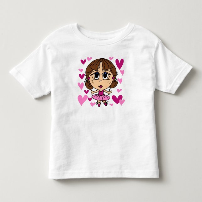 Ballerina Girl Tee Shirt (Framsida)
