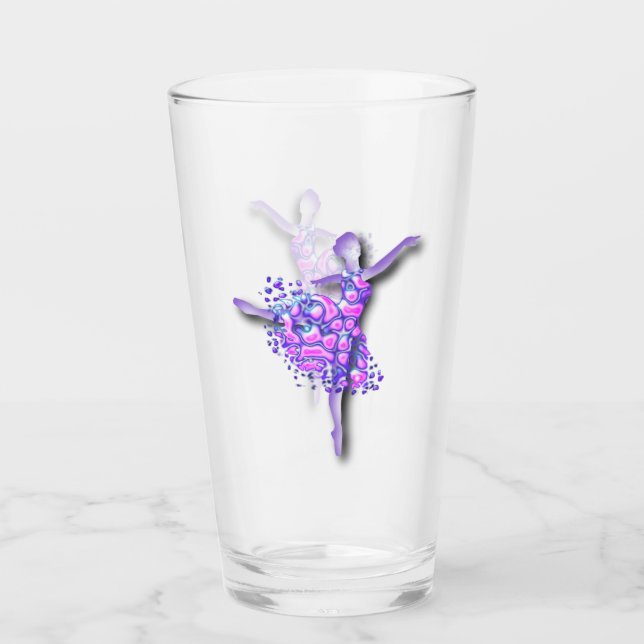 Ballerina Glass Ballet Dance Glaskopp (Framsida)