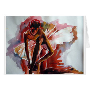 ballerina hälsningskort