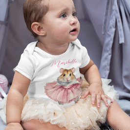 Ballerina Hamster Girl T Shirt