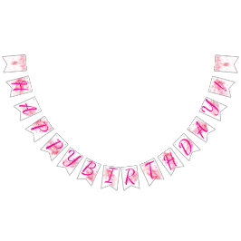 Ballerina Happy Birthday Banner Vimplar