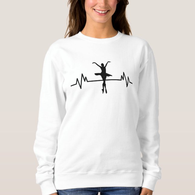 Ballerina Heartslag Design Roligt Classic Ballet G T Shirt (Framsida)