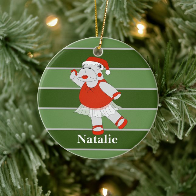 Ballerina Hippo Speciell jul Julgransprydnad Keramik (Träd)