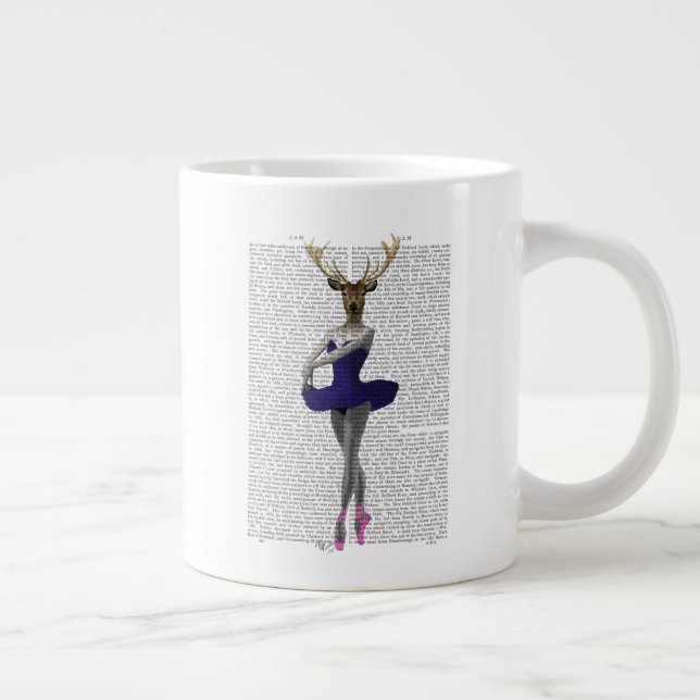 Ballerina Hjort i Blue Jumbo Mugg (Höger)