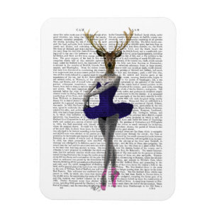 Ballerina Hjort i Blue Magnet