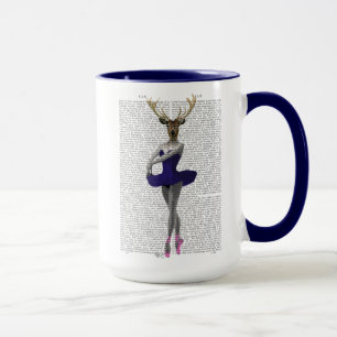 Ballerina Hjort i Blue Mugg