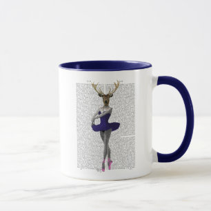 Ballerina Hjort i Blue Mugg