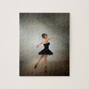 Ballerina i Black Dress Pussel