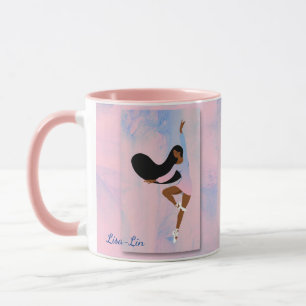 Ballerina i Rosa Coffee Mugg