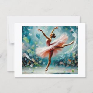 Ballerina i Rosa. Vykort