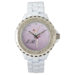 Ballerina i rosor och lavendel, Monogram Armbandsur