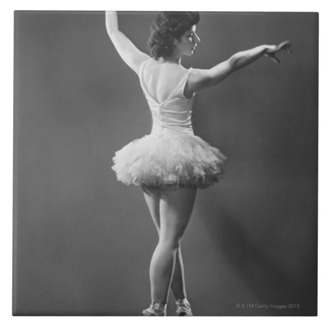 Ballerina i Tutu Kakelplatta (Framsidan)