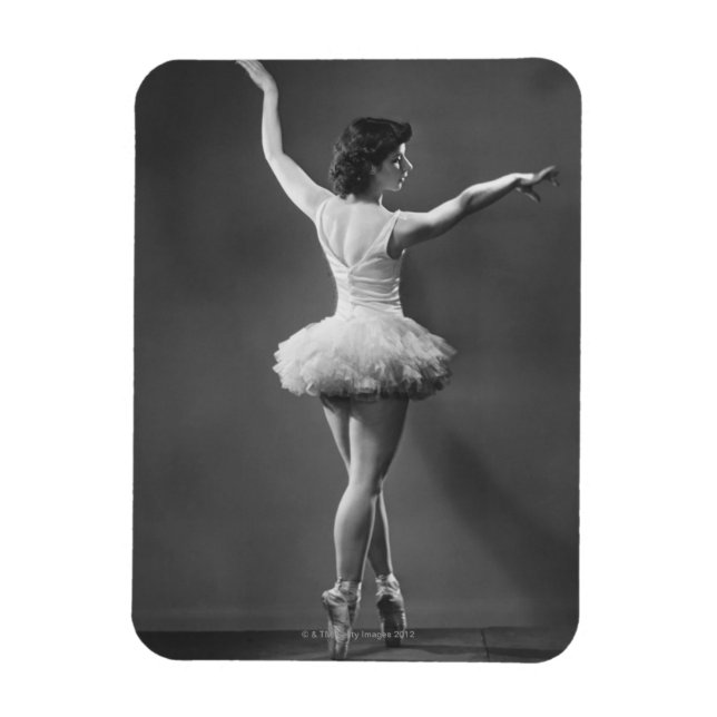 Ballerina i Tutu Magnet (Vertikal)