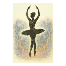 Ballerina in Graziöser Anmut - Sanfte Farben