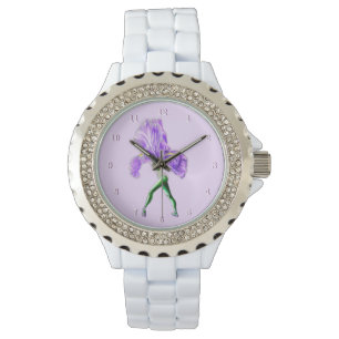 Ballerina Iris Flower Ballet Dancer Watch Armbandsur