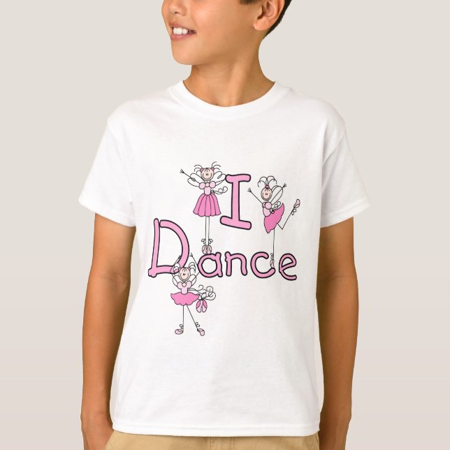 Ballerina jag dansar T-shirts och presenter (Framsida)