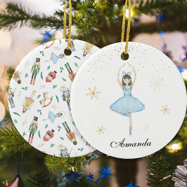 Ballerina jul julgransprydnad keramik