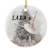 Ballerina julgransprydnad – lägg till ditt namn