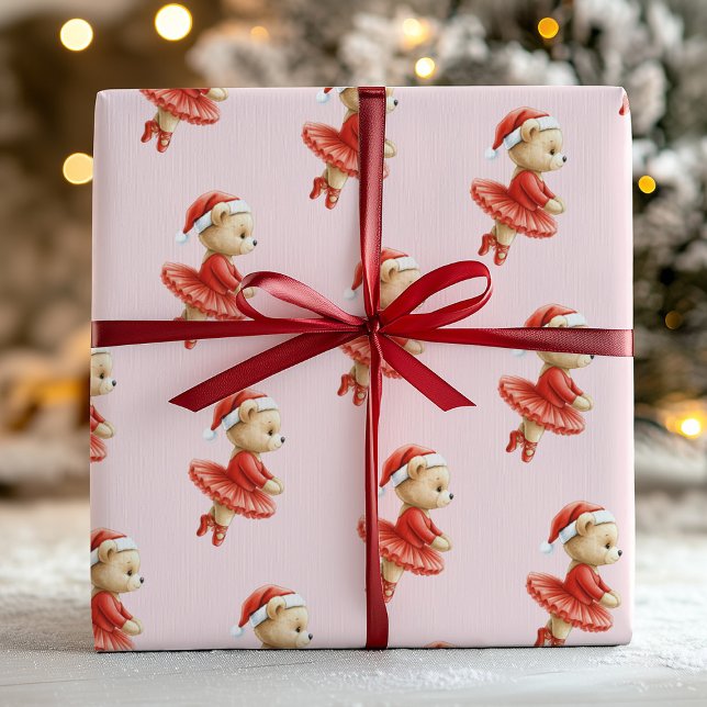 Ballerina julklappspapper för barn presentpapper (Skapare uppladdad)