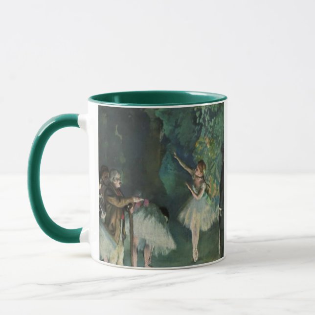 BALLERINA KAFFEMUGGOR - DEGAS KONSTVERK - TRYCK MUGG (Vänster)