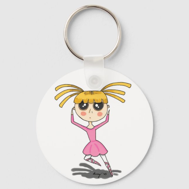 Ballerina Keychain Nyckelring (Framsida)