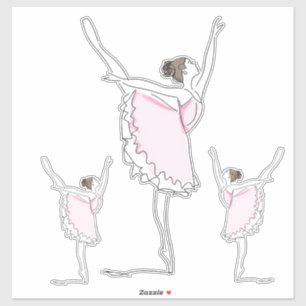 Ballerina Klistermärken